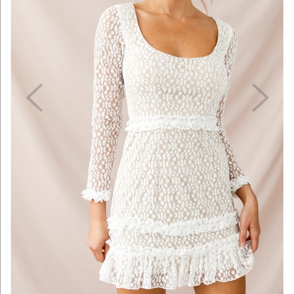 Selfie Leslie 🌸 Birkin Lace Mesh Dress